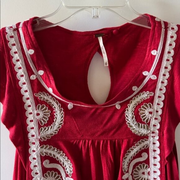 Free People drape sleeveless blouse - Picture 2 of 12